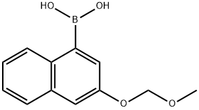 Boronic acid, B-[3-(methoxymethoxy)-1-naphthalenyl]- Structure