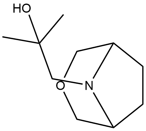 (βR)-β-Methyl-3-oxa-8-azabicyclo[3.2.1]octane-8-propanol Structure