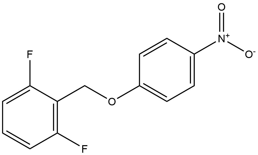 1,3-difluoro-2-((4-nitrophenoxy)methyl)benzene Structure