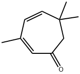 2,4-Cycloheptadien-1-one, 3,6,6-trimethyl- 구조식 이미지