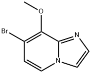 Imidazo[1,2-a]pyridine, 7-bromo-8-methoxy- Structure