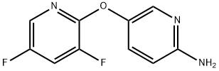 2-Pyridinamine, 5-[(3,5-difluoro-2-pyridinyl)oxy]- Structure