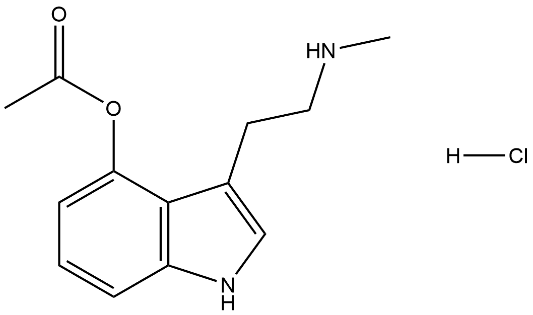 4-acetoxy NMT (hydrochloride) Structure