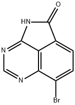 8-Bromopyrrolo[2,3,4-de]quinazolin-5(4H)-one 구조식 이미지
