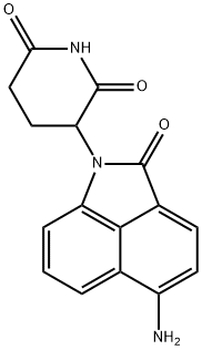 3-(5-Amino-2-oxobenz[cd]indol-1(2H)-yl)-2,6-piperidinedione Structure