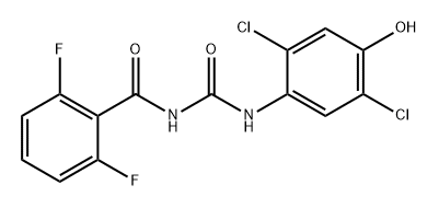 Benzamide, N-[[(2,5-dichloro-4-hydroxyphenyl)amino]carbonyl]-2,6-difluoro- Structure