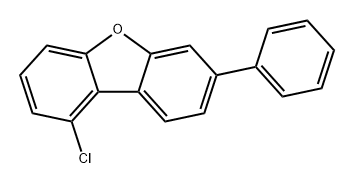 Dibenzofuran, 1-chloro-7-phenyl- Structure