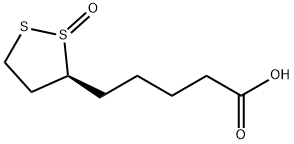 1,2-Dithiolane-3-pentanoic acid, 2-oxide, (3S)- Structure