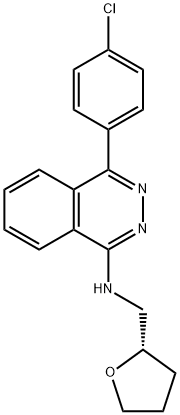 4-(4-Chlorophenyl)-N-[[(2S)-tetrahydro-2-furanyl]methyl]-1-phthalazinamine Structure