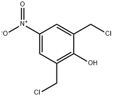 Phenol, 2,6-bis(chloromethyl)-4-nitro- 구조식 이미지