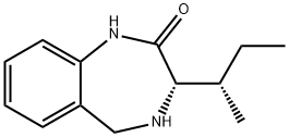 (3S)-1,3,4,5-Tetrahydro-3-[(1S)-1-methylpropyl]-2H-1,4-benzodiazepin-2-one Structure