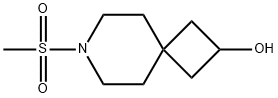 7-(Methylsulfonyl)-7-azaspiro[3.5]nonan-2-ol 구조식 이미지