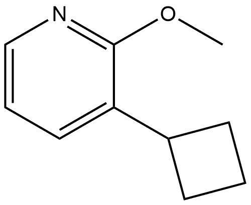 3-Cyclobutyl-2-methoxypyridine Structure