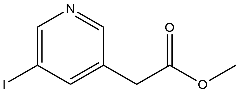 methyl 2-(5-iodopyridin-3-yl)acetate Structure