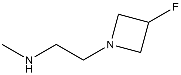 3-Fluoro-N-methyl-1-azetidineethanamine Structure