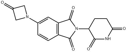 2-(2,6-Dioxo-3-piperidinyl)-5-(3-oxo-1-azetidinyl)-1H-isoindole-1,3(2H)-dione Structure