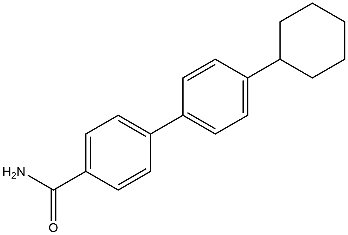 4'-Cyclohexyl[1,1'-biphenyl]-4-carboxamide Structure