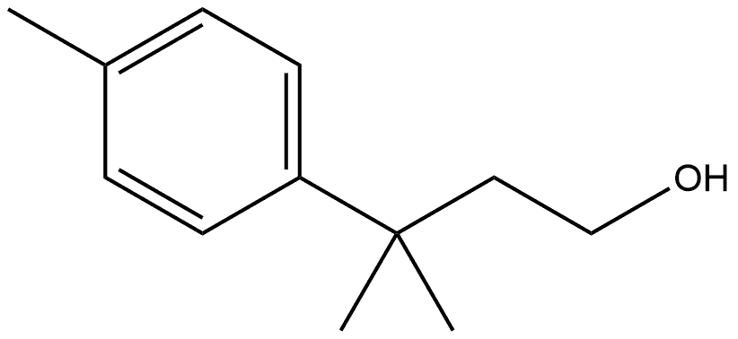 3-Methyl-3-p-tolylbutan-1-ol Structure