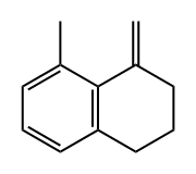 Naphthalene, 1,2,3,4-tetrahydro-8-methyl-1-methylene- 구조식 이미지