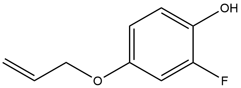 2-Fluoro-4-(2-propen-1-yloxy)phenol Structure