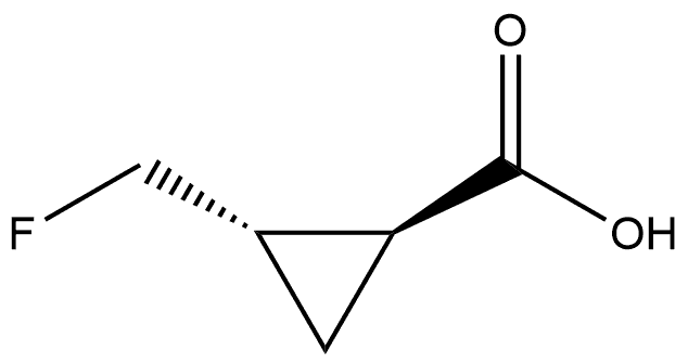 (IS, 2S)-2- (fluoromethyl)cyclopropane -1-carboxylic acid Structure