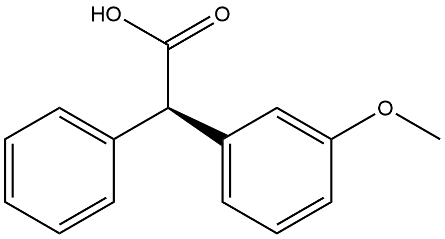 (R)-2-(3-methoxyphenyl)-2-phenylacetic acid Structure