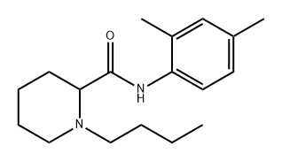 2-Piperidinecarboxamide, 1-butyl-N-(2,4-dimethylphenyl)- Structure