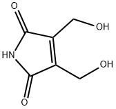 1H-Pyrrole-2,5-dione, 3,4-bis(hydroxymethyl)- Structure