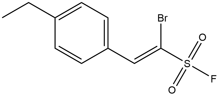 Ethenesulfonyl fluoride, 1-bromo-2-(4- Structure