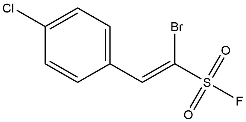 Ethenesulfonyl fluoride, 1-bromo-2-(4- Structure