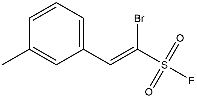 Ethenesulfonyl fluoride, 1-bromo-2-(3- Structure