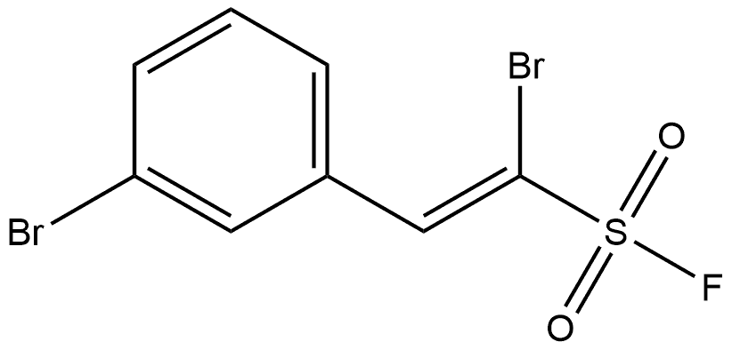 Ethenesulfonyl fluoride, 1-bromo-2-(3- Structure