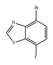 Benzothiazole, 4-bromo-7-fluoro- 구조식 이미지