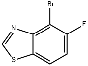 Benzothiazole, 4-bromo-5-fluoro- Structure