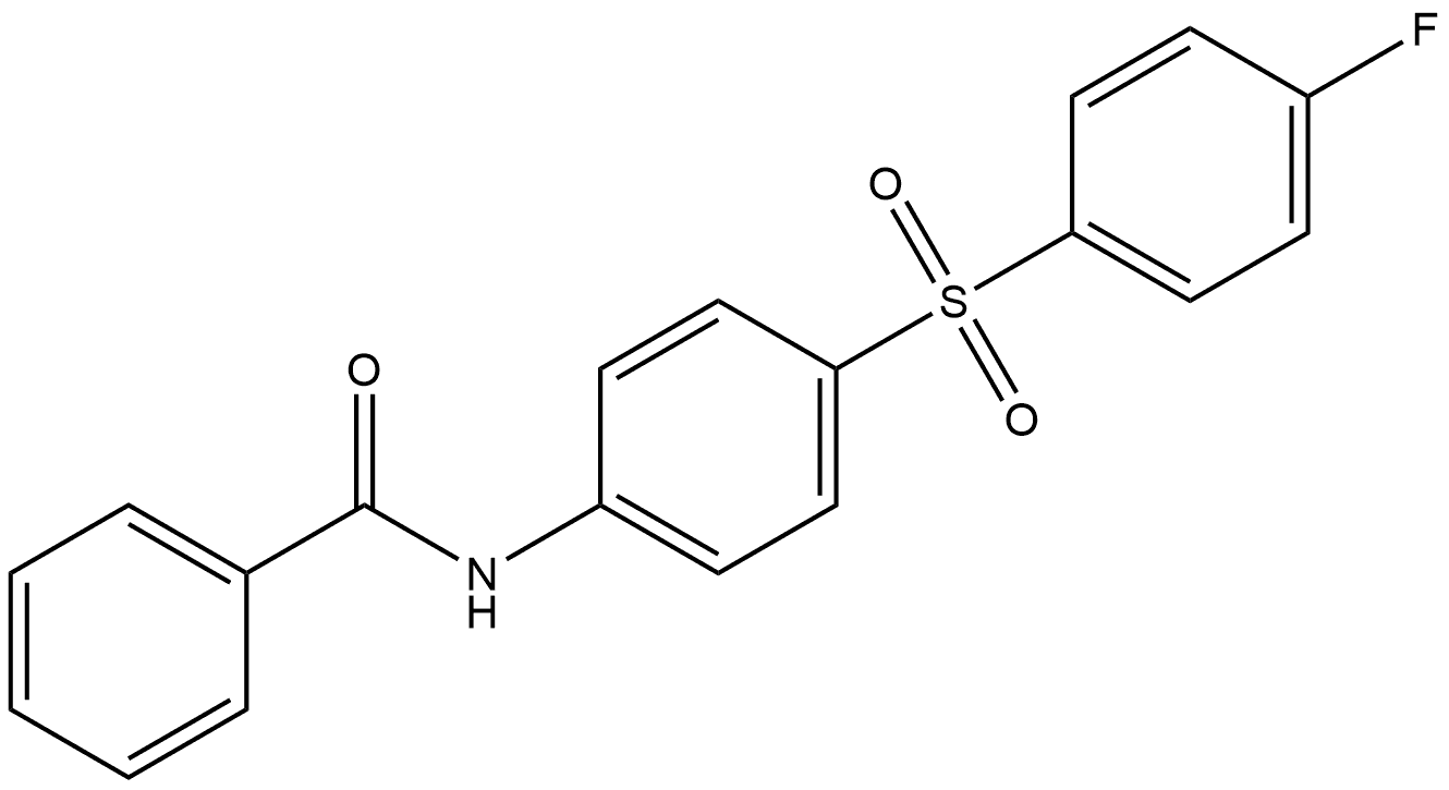 N-[4-[(4-Fluorophenyl)sulfonyl]phenyl]benzamide Structure