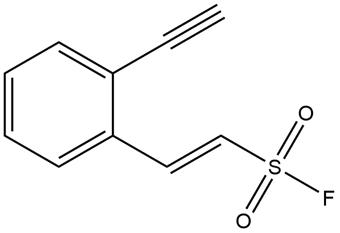 (1E)-2-(2-Ethynylphenyl)ethenesulfonyl fluoride Structure