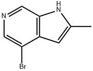 1H-Pyrrolo[2,3-c]pyridine, 4-bromo-2-methyl- Structure