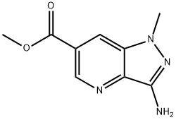 Methyl 3-amino-1-methyl-1H-pyrazolo[4,3-b]pyridine-6-carboxylate Structure