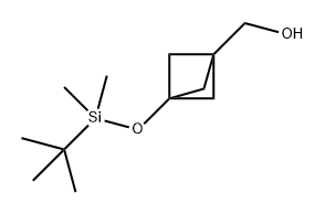Bicyclo[1.1.1]pentane-1-methanol, 3-[[(1,1-dimethylethyl)dimethylsilyl]oxy]- 구조식 이미지