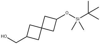 Spiro[3.3]heptane-2-methanol, 6-[[(1,1-dimethylethyl)dimethylsilyl]oxy]- 구조식 이미지