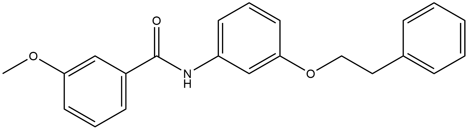 3-Methoxy-N-[3-(2-phenylethoxy)phenyl]benzamide Structure