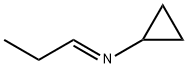 Cyclopropylamine, N-propylidene-, (E)- (8CI) Structure