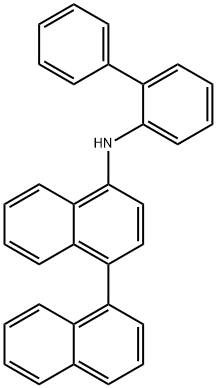 [1,1'-Binaphthalen]-4-amine, N-[1,1'-biphenyl]-2-yl- Structure