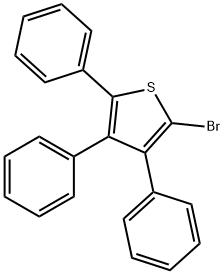 2-Bromo-3,4,5-triphenylthiophene Structure