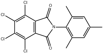 1H-Isoindole-1,3(2H)-dione, 4,5,6,7-tetrachloro-2-(2,4,6-trimethylphenyl)- Structure