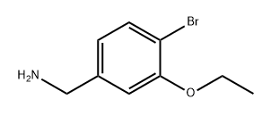 Benzenemethanamine, 4-bromo-3-ethoxy- Structure