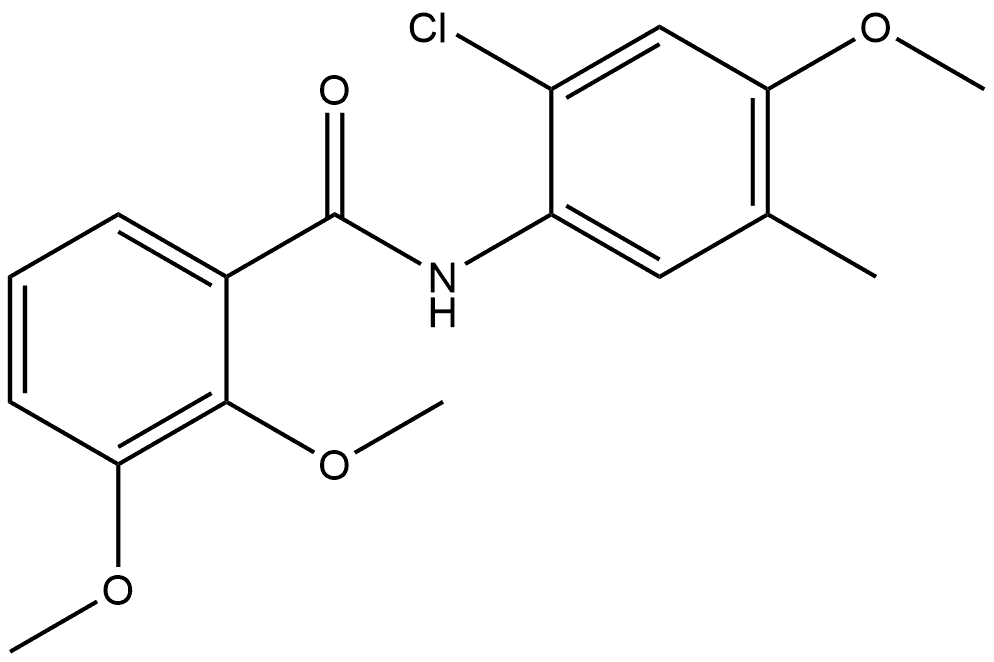 N-(2-Chloro-4-methoxy-5-methylphenyl)-2,3-dimethoxybenzamide Structure