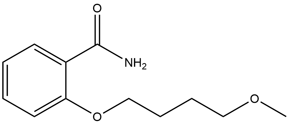 2-(4-Methoxybutoxy)benzamide Structure