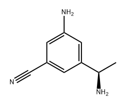 Benzonitrile, 3-amino-5-[(1R)-1-aminoethyl]- 구조식 이미지