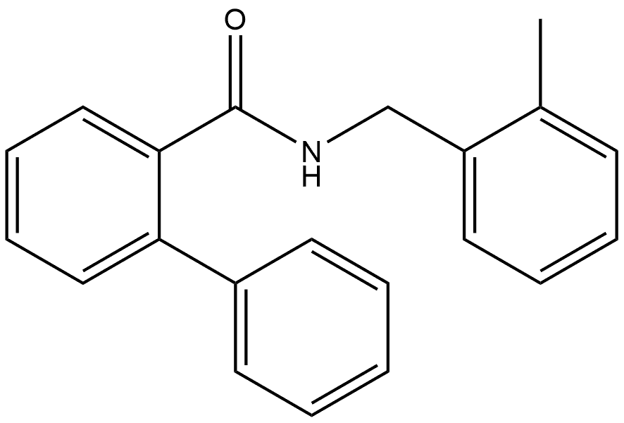 N-[(2-Methylphenyl)methyl][1,1'-biphenyl]-2-carboxamide Structure